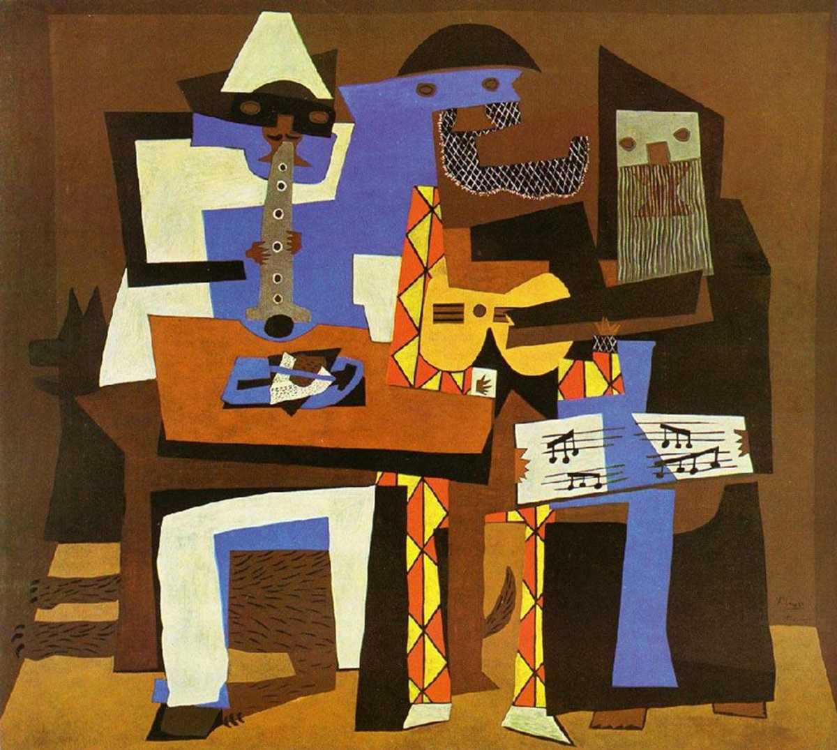The three musicians Picasso