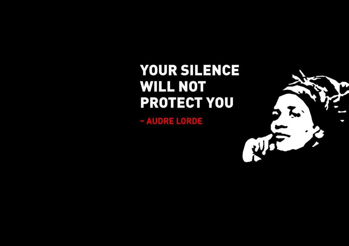 Audre Lorde your silence will not protect you - cover