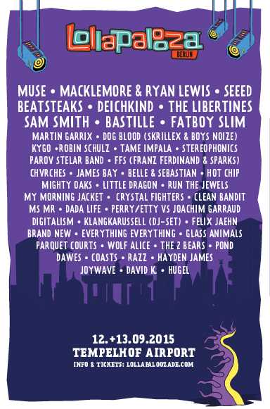 Lollapalooza 2015 lineup