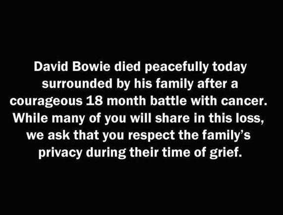 πέθανε ο david bowie 