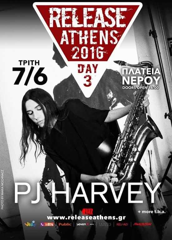 Η PJ Harvey στο Release Athens 2016 Η PJ Harvey στο Release Athens 2016