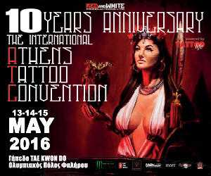 10o INTERNATIONAL ATHENS TATTOO CONVENTION @ Ολυμπιακό Κλειστό Γυμναστήριο Φαλήρου