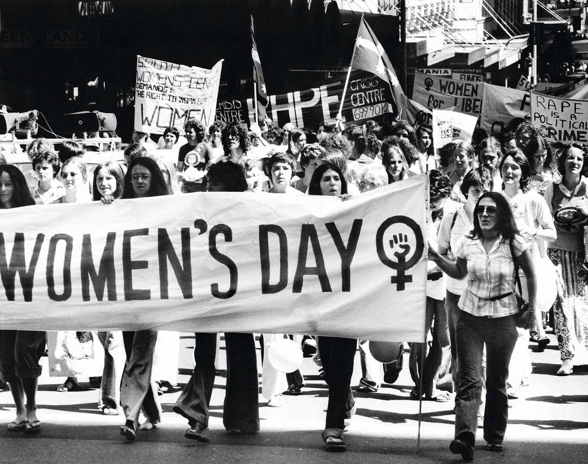 international womens day march
